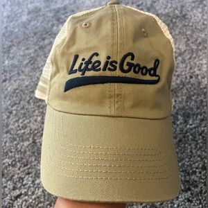 Life Is Good baseball cap hat